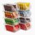 Sorbus Clear Stackable Storage Bins 8 Pack – Open Front Plastic Stackable Pantry Organizer Bins for Pantry Snack Organizer, Closet, Garage & Office, 5.5″W x 11″D x 5″H
