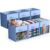 Sorbus Storage Cubes with Clear Window, 6 Pack (11 Inch, Blue)