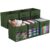 Sorbus Storage Cubes with Clear Window, 6 Pack (11 Inch, Dark Green)