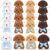 Sosation 20 Pcs 4.72 Inch Mini Puppy Stuffed Animals Bulk Adopt a Puppy Favors Plush Dog Toys for Back to School Classroom Rewards Teacher Prize Box Student Gifts Party Supplies (Blue Bow)