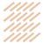 Sosoport 20pcs Wooden Domino Racks Set with Sturdy Wooden Playing Card Holder Stand, Versatile Domino Tiles Holder and Board Game Tray Organizer for Home and Classroom Use, Minimalist Beige