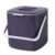 Sosoport Portable Covered Waste Container Plastic Trash Can with Handle Wet and Dry Classified Kitchen Garbage Bin Dark Purple for Household Recycling