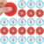 Sotiff 24 Pcs Street Fidget Spinners Bulk, Cartoon Themed Mini Fidget Toys for Kids, Red Brick Wall Themed Birthday Party Favors, Goodie Bags Stuffers, Party Games, Classroom Rewards Carnival Prizes