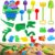 Sotodik 22PCS Dinosaur Beach Toys for Kids, Toddler Sand Toys Set