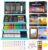 Soucolor Art Supplies, 192-Pack Deluxe Art Set Drawing Painting Supplies Art Kit with Acrylic Pad, Watercolor Pad, Sketch Book, Canvases, Acrylic Paint, Crayons, Pencils, Gifts for Artists Adults