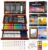 Soucolor Art Supplies,192 Pack Deluxe Art Set Drawing Painting Supplies Kit