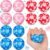 Soulchen 12 Pcs Hawaii Party Favors Stress Balls, Hawaiian Leaves and Flowers Pattern Sensory Fidget Toys Gifts for Kids Cartoon Birthday Party Favors Supplies, Goodie Bag Stuffers