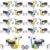 Soulchen 16 Set Crawler Robot Kits Stem Craft Kits, Stem Robotics Kit Educational Robotics DIY Project for Education Activities Science Experiments and Robot Clubs