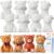 Soulchen 17 Pcs Paint Your Own Bow-Knot Bear Ceramic Paint Craft Set Include 12 Unpainted Ceramic Bears 2 Strips of Paints with 2 Brushes 1 Palette Toys Gift for Birthday
