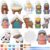 Soulchen 24 Sets Nativity Scene Ceramic Painting Kit DIY Religious Ceramic Paint Your Own Plaster Jesus Birth Theme Christmas Nativity Crafts Ornaments for Holiday DIY Paint Easter Activity Set