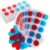 Soulchen 24 Sets Plastic Ten Frames Bulk for Classroom Math Manipulatives for Kids Classroom Math Counters Supplies Including 24 Plastic Ten Frames 240 Counters for Teach Number Concepts