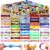 Soulchen 500 Pcs Marble Mesh Fidget Toys Bulk Stress Relieve Fidget Toy Silent Quiet Sensory Finger Blocks for Adults Office Anxiety Gifts, Helped with ADHD