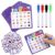 Soulchen 52 Pcs Bible Games Dry Erase Bingo Game 24 Players Bingo Cards for Party Favors Family Classroom Activities Party Supplies