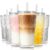 SoulTimes 20oz Ribbed & Floral Glass Tumbler with Lid and Straw – Iced Coffee Glasses Cups for Smoothie, Matcha, Juice, Water etc. Leakproof and Reusable Glassware Drinking for Travel To Go [6Pcs]