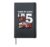 Sound The Alarm Im 5 Firetruck 5th Birthday Bday Boys Kids Hardcover Journal, Black