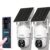 SOVMIKU Video Doorbell 2CQ1 AI 2K Solar Security Camera Wireless Outdoor, Battery Powered,Two Way Audio,Motion Detection, 360° View,Easy to Setup,Color Night Vision,Audible Flashlight Siren