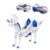 SOYUOI Ultimate Transforming Unicorn Car Toy – Collision to Magical Unicorns!2Pcs Transforming Car-Robot for Kids, Automatic Deformation of Magnetic Connections. (Blue)