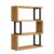 Space-Saving Bookshelf, Open Bookcase with Steel Frame