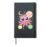 Space Octopus Kawaii Japan Anime Comic Kids Girls Kawaii Hardcover Journal, Black