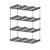 Space Saving Stackable Water Bottle Shelf Space Efficient Water Bottle Storage Holder Functional Organizers for Cabinets Organizers
