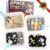 Space Themed Sensory Bin Filler,Planet Toys for Kids, Universe Solar System for Autistic Children, Space Astronauts Sensory Toys for Toddlers with 9 Planets, Sand, 3 Tools and More