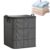 Spacious Moving Storage Bin-Large Capacity Zippered Fabric Organizer, Foldable Reusable Organizer for Home, Closet & Dorm for Comforters, Bedding, Clothes & Moving，1 pcs