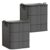 Spacious Moving Storage Bin Zippered Organizer for Clothes，2PC：110L