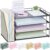 Spacrea 4-Tier Paper Organizer for Desk with File Organizer
