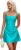 Spaghetti Straps Satin Homecoming Dresses Turquoise Short Mini Formal Dress US12