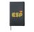 Spain Flag Retro International Country Espana Spaniard Pride Hardcover Journal, Black