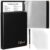 Spakon Leather Wedding Officiant Binder with Gold Foil Stamping,Black