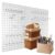 Spampur 4 Pack Peg Board Organizer, Includes Metal PegBoard and Accessories
