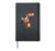 Spanish Barcelona Spain Bull with Flag Kids Travel Souvenir Hardcover Journal, Black