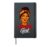 Spanish Girl Spain Flag Woman Hardcover Journal, Black