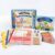 SparkBright Club Preschool Writing & Coloring Bundle – Handwriting Practice Workbook Set with 6 Triangular Pencils, Eraser & Sharpener + 12 Jumbo 3-in-1 Colored Pencils for Kids Ages 3-6