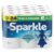 Sparkle Tear-A-Square Paper Towels, 12 Double Rolls – Strong 2-Ply Towels for Kitchen Cleanup and Everyday Messes