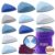 Special Supplies 10 Stepping Stones for Kids Indoor and Outdoor Balance Blocks Promote Coordination, Balance Strength Child Safe Rubber, Non-Slip Edging (Ocean)