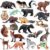 Speednexly 20 Pcs Forest Animal Figures Mini Resin Animal Toys Variety