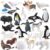 SpeedNexly 22 Pcs Miniature Arctic Animals Figurines Toys for Cake Toppers