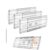 SPEREELER 3 Pack Adjustable Heavy-Duty Drawer Dividers for Clothes,5″ High Expandable From 13-21″ Clear Drawer Organizers, PC Plastic Separators for Dresser/Bedroom/Bathroom/Kitchen/Office Storage