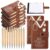 Spiareal 20 Sets Back to School Gift for Nursing, Pinning Ceremony Gifts, 3.74 x 6.1 Inches Inspirational Hardcover Notebook with Bamboo Pen Affirmation Gifts for Nurse Rn Lpn (Brown)