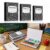 Spiareal 3 Pcs Composition Notebook Back to School Decorations, Black
