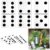 Spiareal 3 Pcs Large Domino Paper Board Puerto Rico Domino Party Decoration 8′ x 15′ Havana Nights Casino Party Theme Game Prom Night Birthday Wedding(Classic White,High Dominoes)