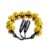 Spiky Massage Ball Roller with Handles, Yellow