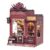 Spilay DIY Miniature House Kit for Adults, Retro Dollhouse Building Kit