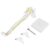 Spine Model, PVC White 38cm Spine Model, Human / 14.96in Removable Flexible Human with Base for Chiropractic Orthopedic and Other