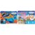 Spin Master Giant Edition Games Bundle: Left Center Right & Candy Land – Indoor & Outdoor Family Games with Oversized Boards, 2-4 Players, Ages 4 & Up