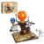 Spinning Solar System Space Building Kit, Book of Planets Building Blocks