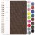 Spiral Notebook-5.75″ x 8.125″ College Ruled Journal with Inner Pockets and 160 Pages,PU Leather Cover Business Journal, Twin-Wire Binding Notebook Perfect for Office & Home School Supplies Coffee