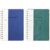 Spiral Notebook-5.75″ x 8.125″ College Ruled Journal with Inner Pockets and 160 Pages,PU Leather Cover Business Journal, Twin-Wire Binding Notebook Perfect for Office & Home School Supplies 2 pack NavyBlue/Green